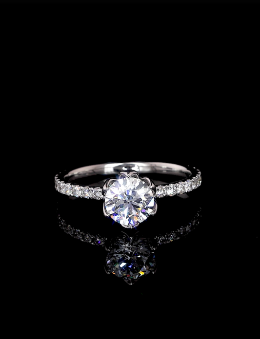 Philippa Round Unique Engagement Ring