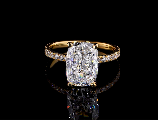 Moissanite Engagement Ring