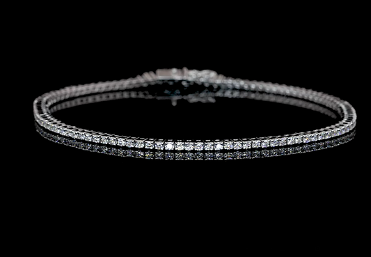 Round Moissanite Tennis Bracelet