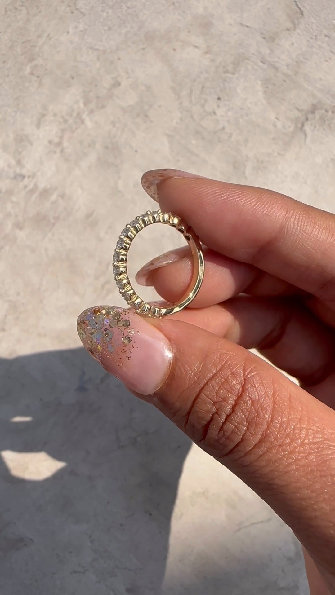 Moissanite Band