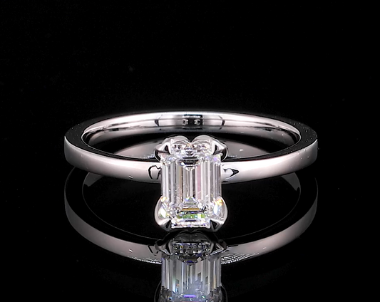 Moissanite Engagement Ring