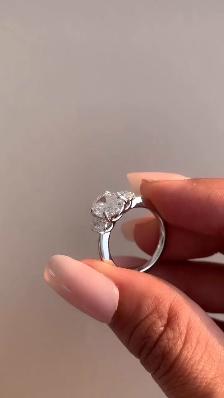 Three Stone Engagement Ring