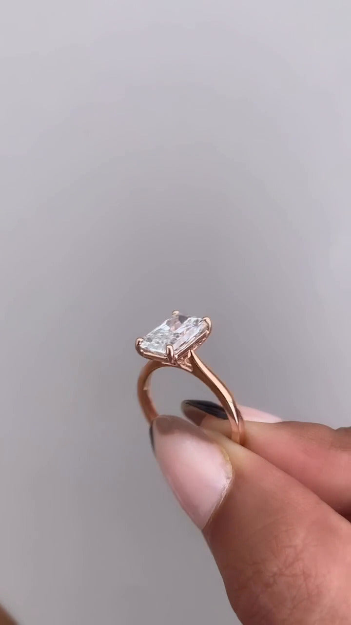 Moissanite Engagement Ring