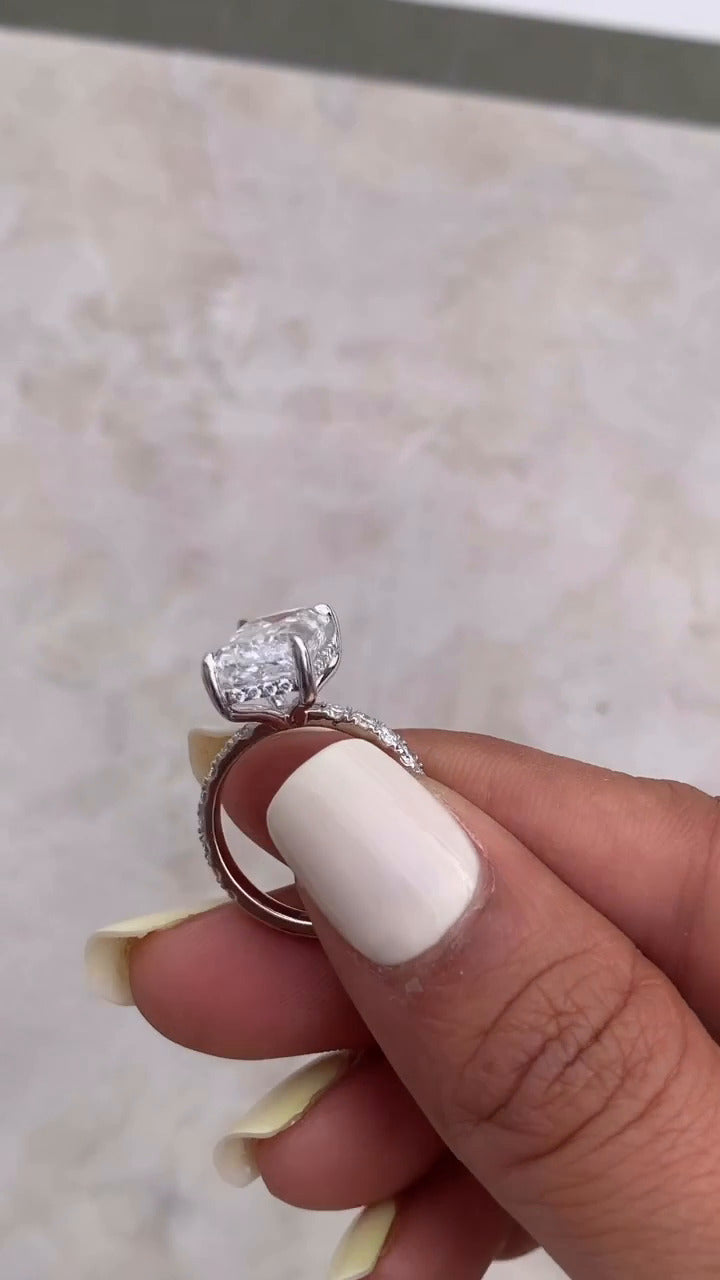 Hidden Halo Ring