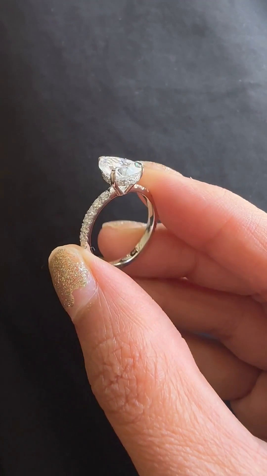 Siobhan Moissanite Ring