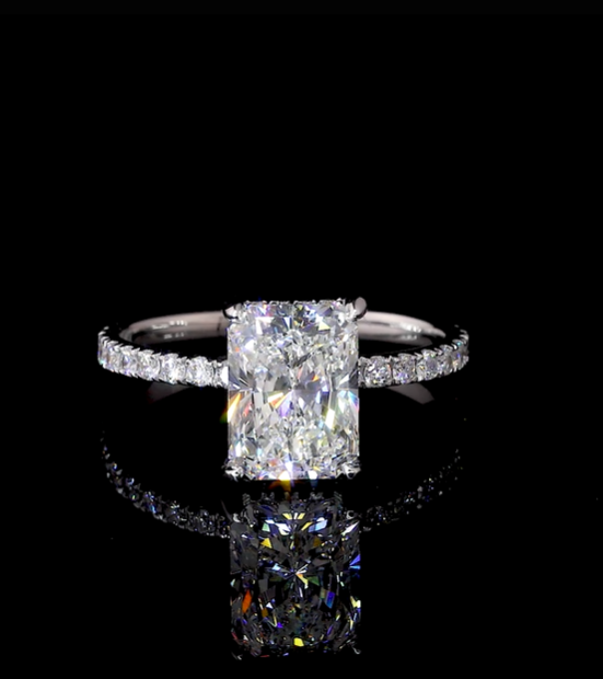 Moissanite Engagement Ring