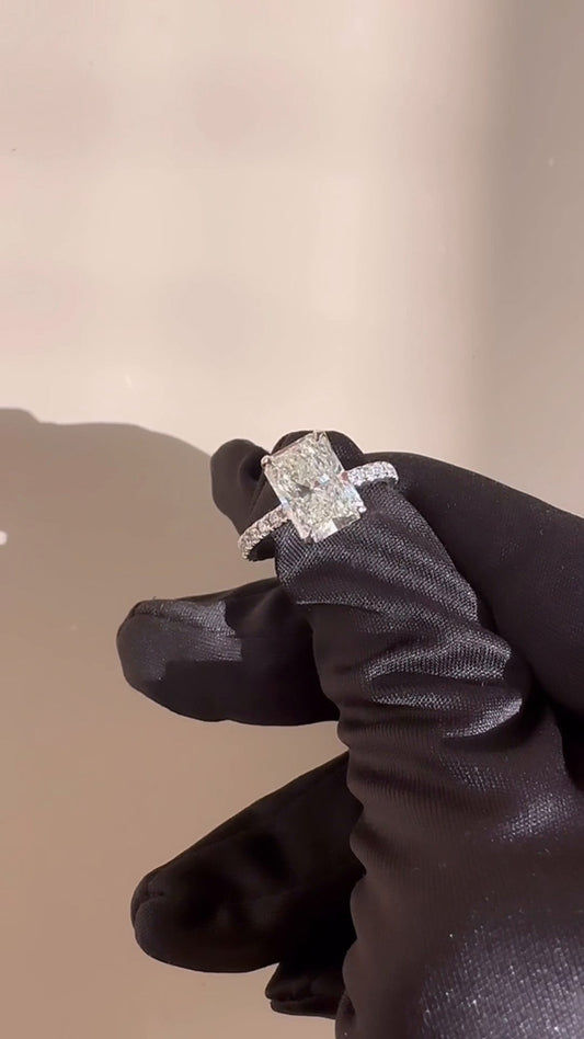 Moissanite Engagement Ring