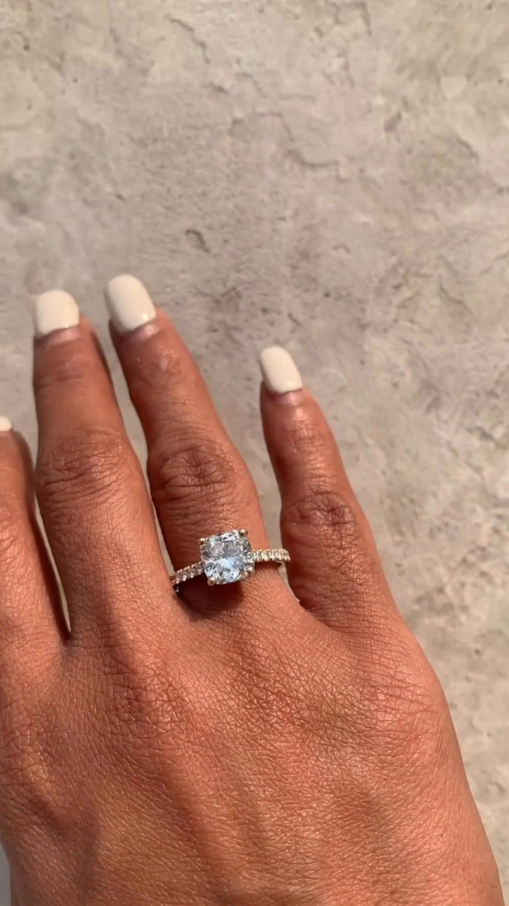 Tamsin Moissanite Ring
