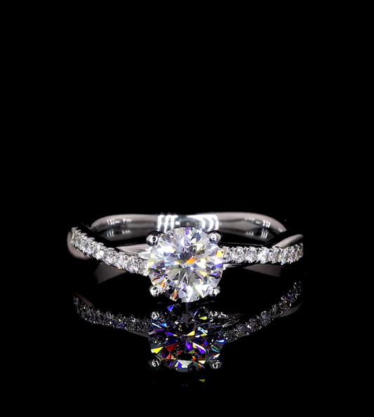 Tatiana Moissanite Engagement Ring