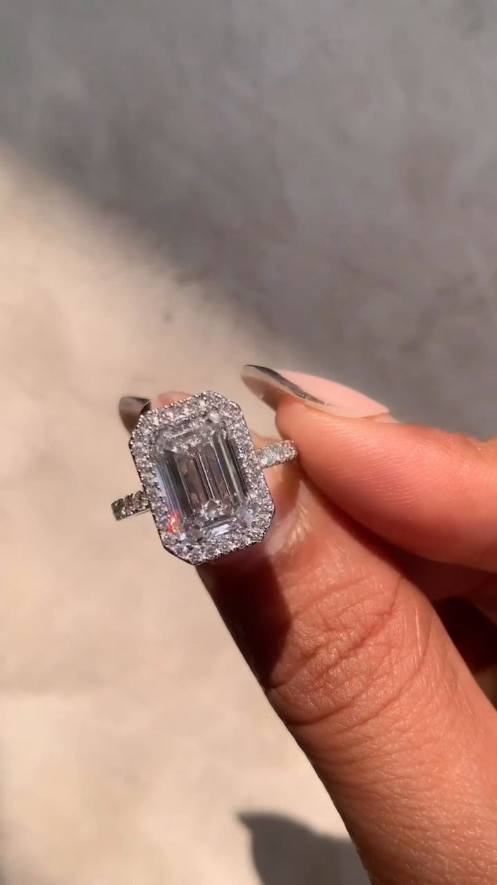 Halo Engagement Ring