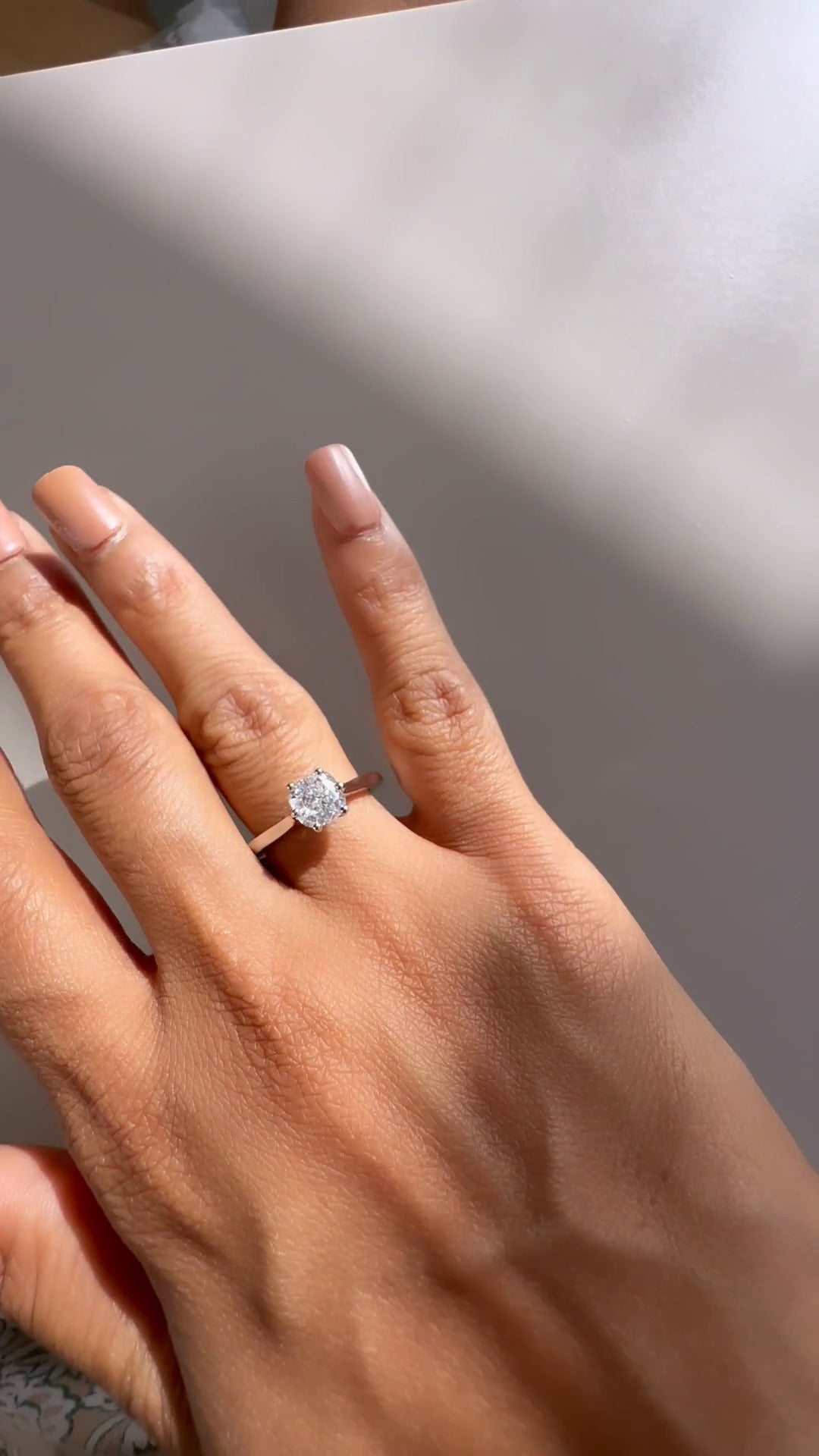 Cushion Engagement Ring