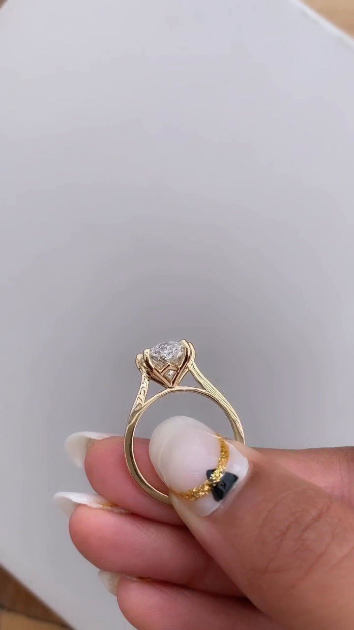 Marquise Moissanite Ring