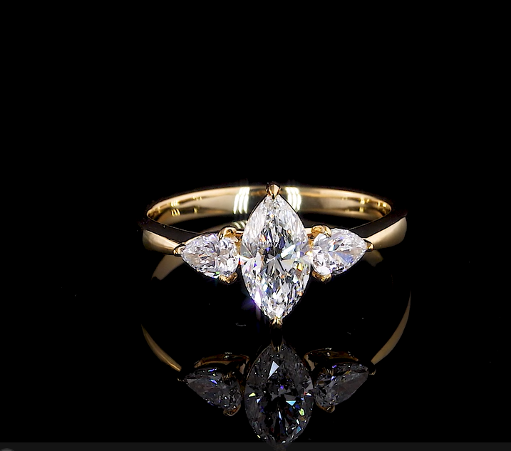 Moissanite Engagement Ring