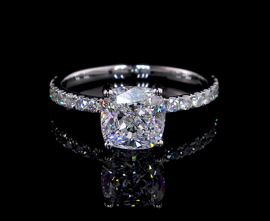 Moissanite Engagement Ring