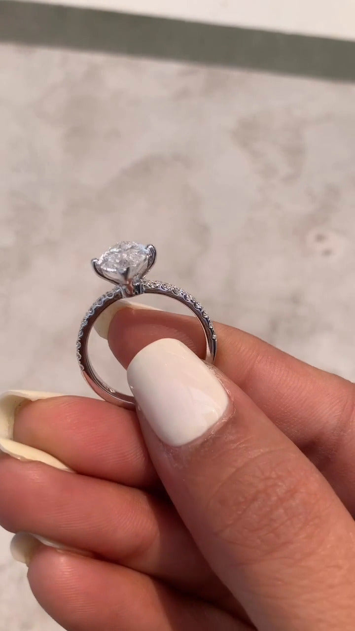 Marquise Moissanite Ring
