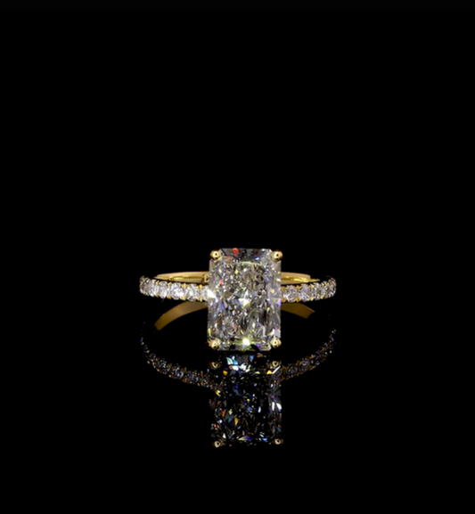 Moissanite Engagement Ring