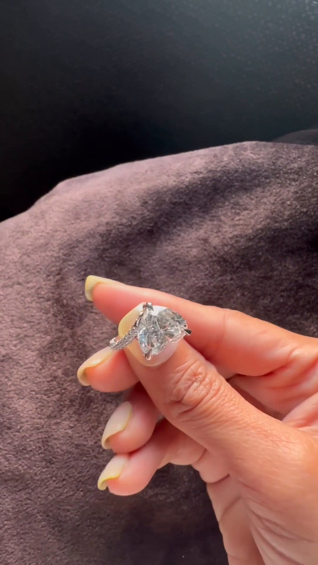 Moissanite Engagement Ring