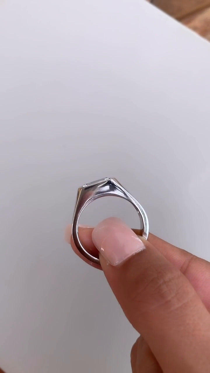 Bezel Engagement Ring