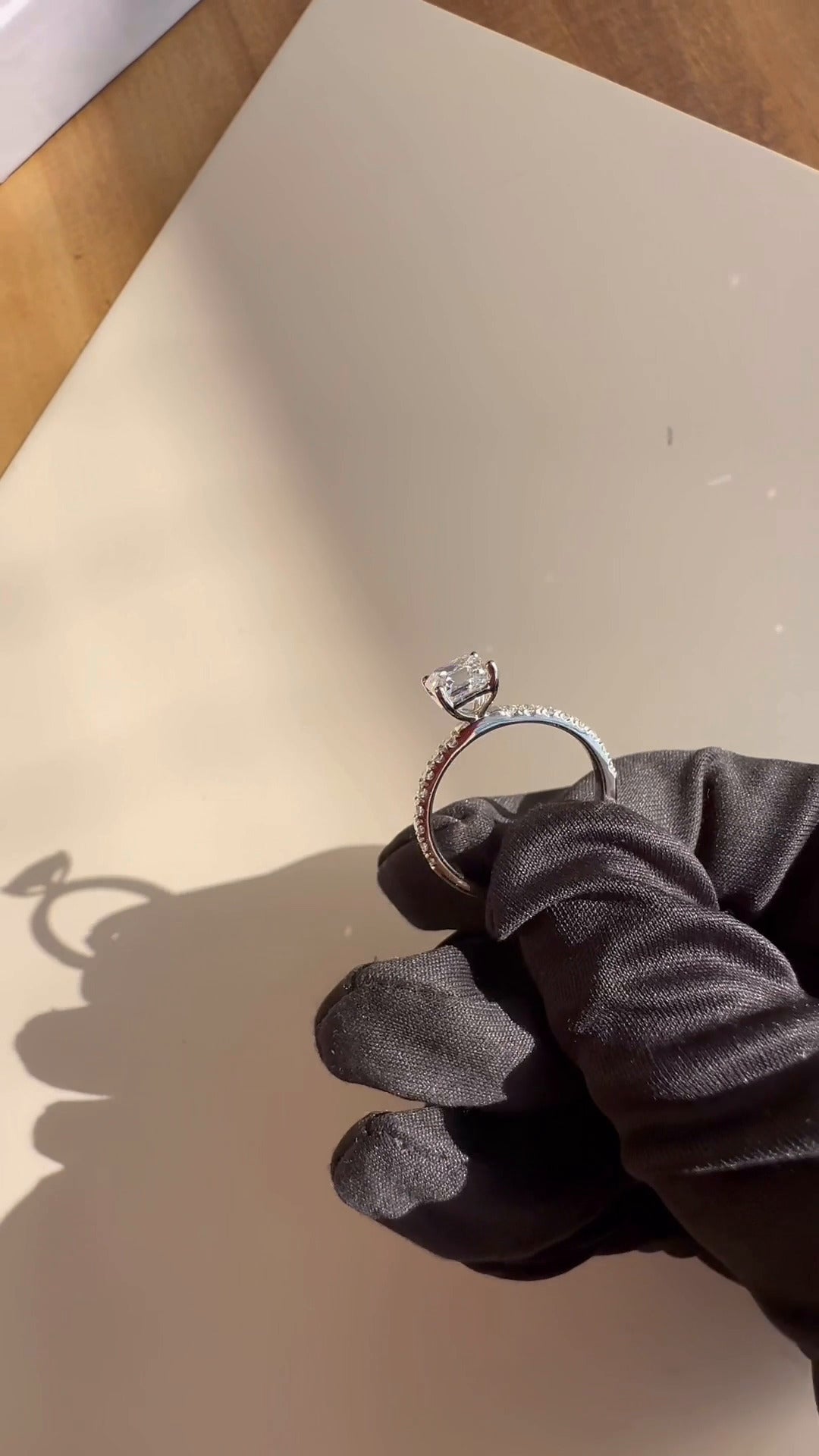 Asscher Engagement Ring