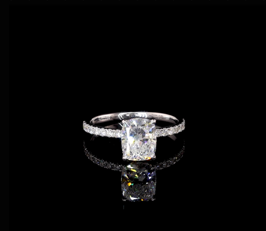 Yati Cushion Diamond Band