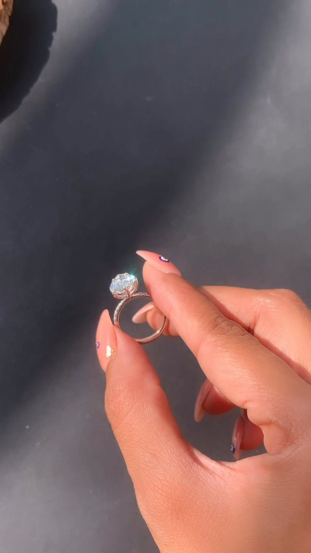 Pear Diamond Ring