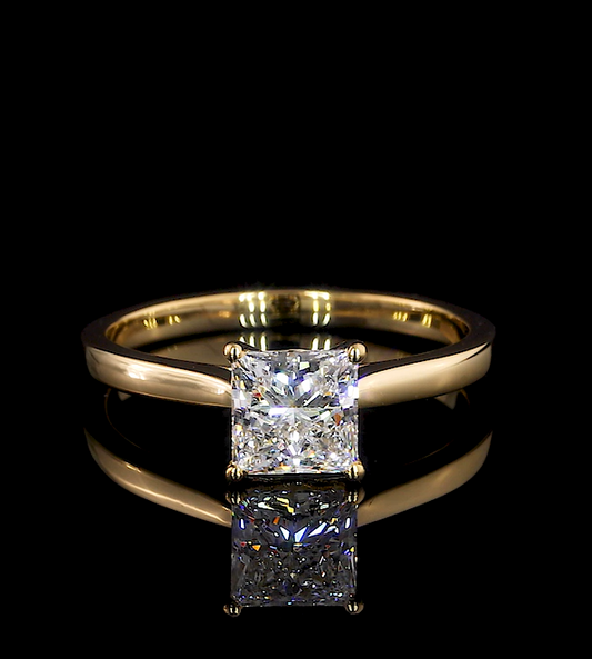 Moissanite Engagement Ring