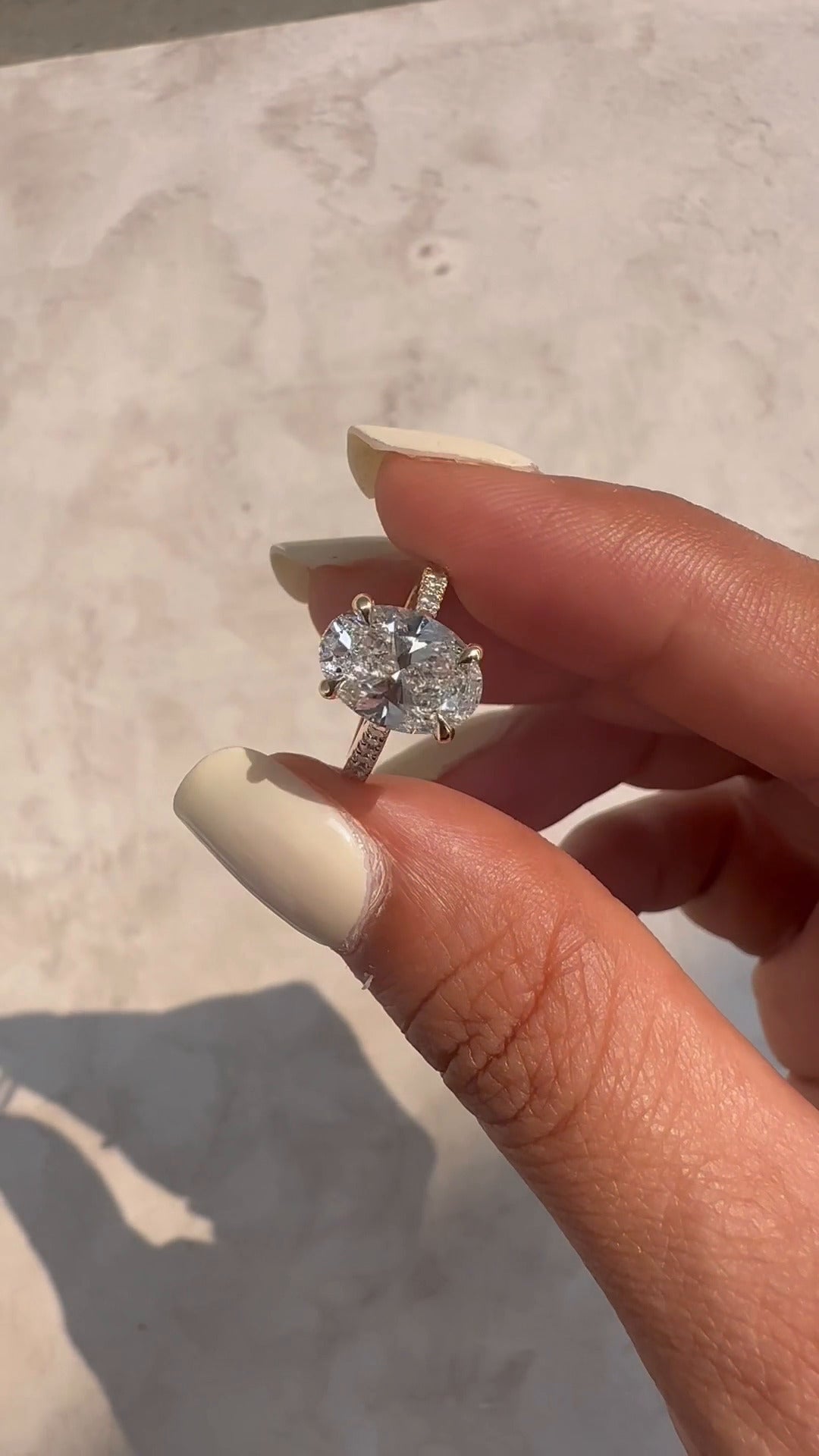 Moissanite Engagement Ring