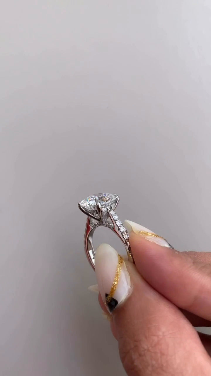 Yvette Round Engagement Ring