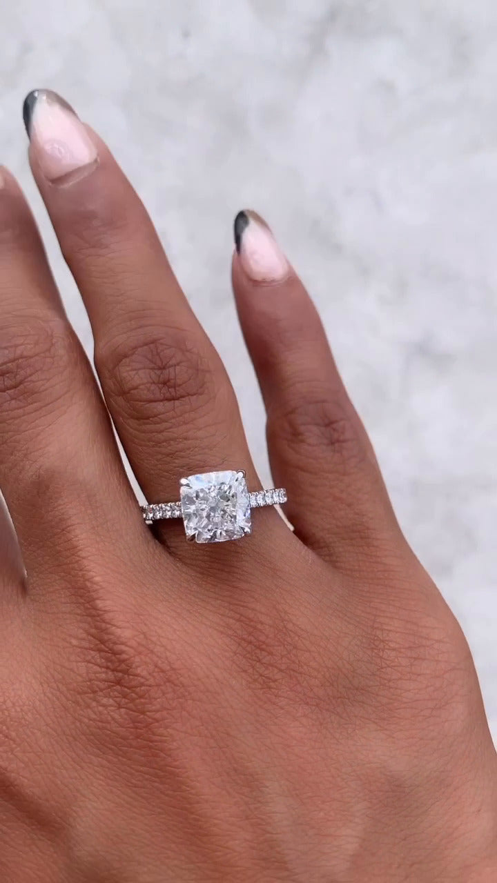 Hidden Halo Ring