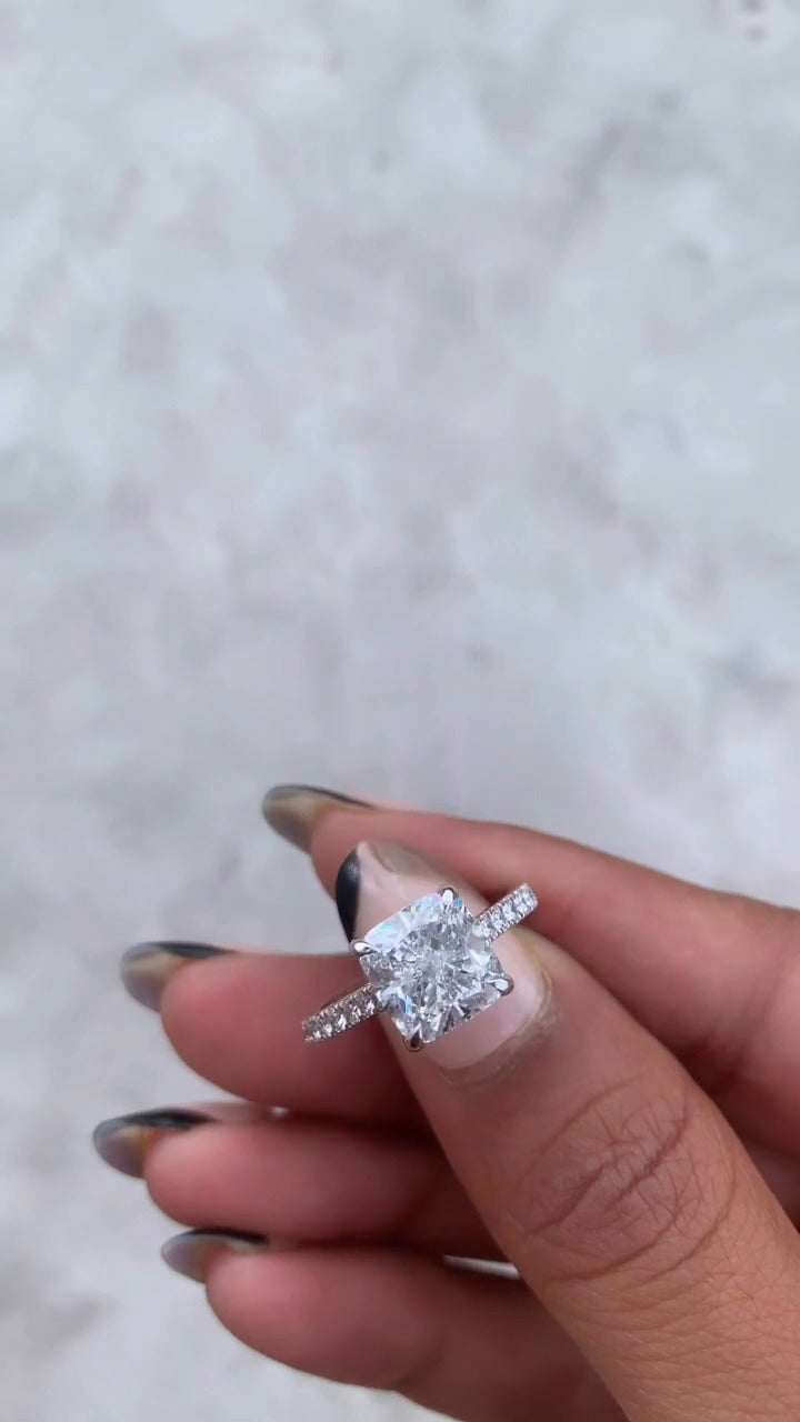 Cushion Engagement Ring