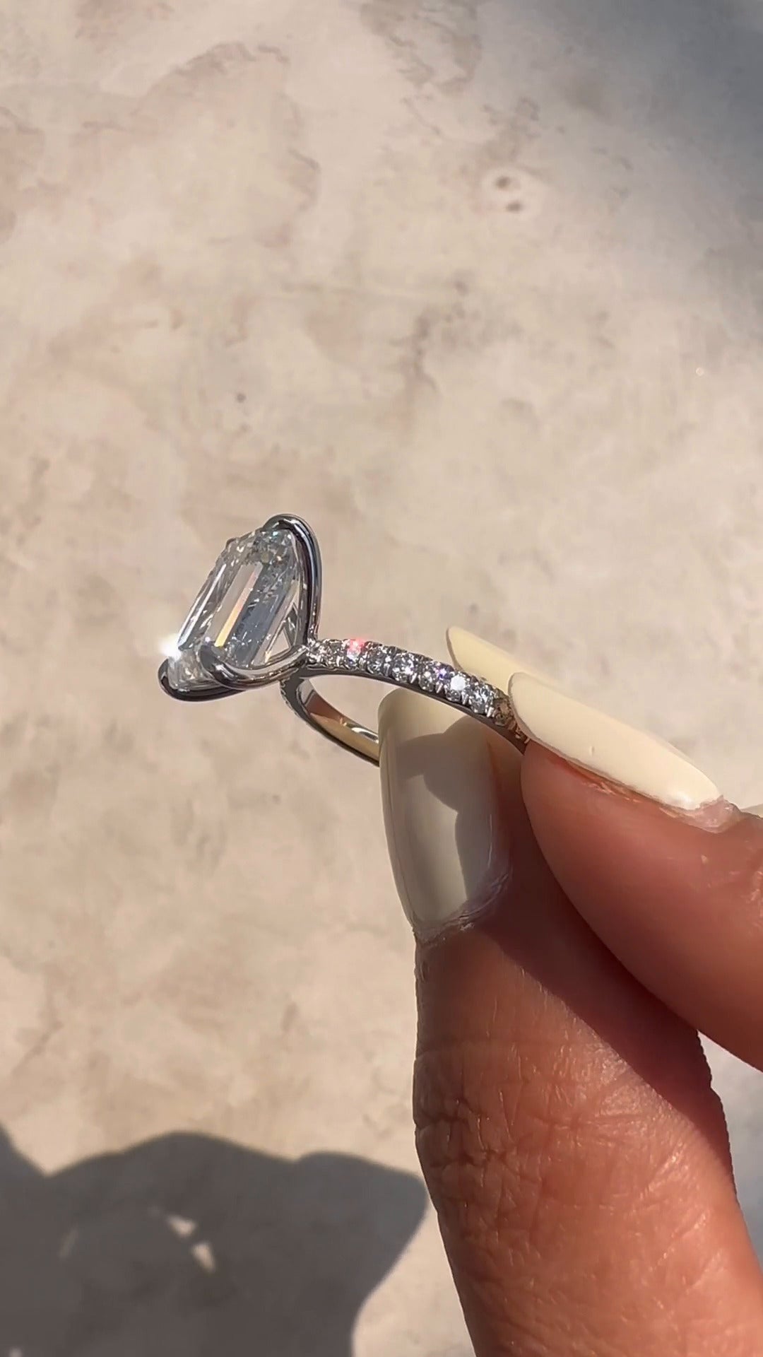 Dainty Engagement Ring
