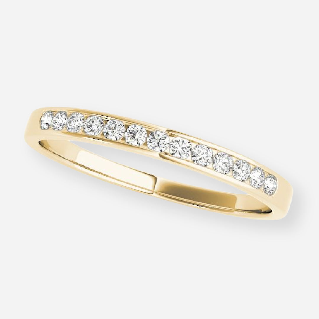 Breeze Moissanite Anniversary Band