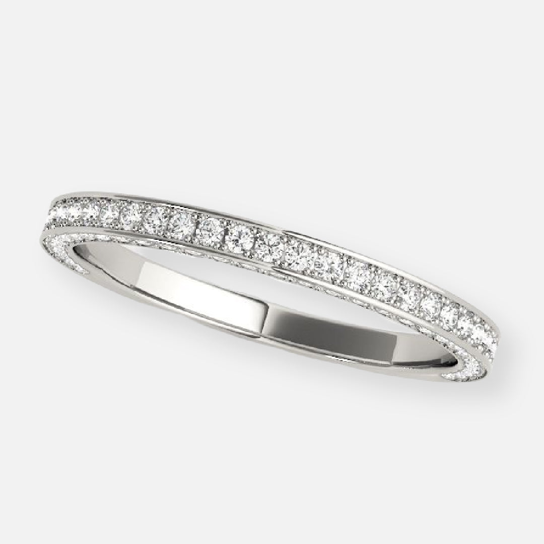 Valentina Moissanite Anniversary Band