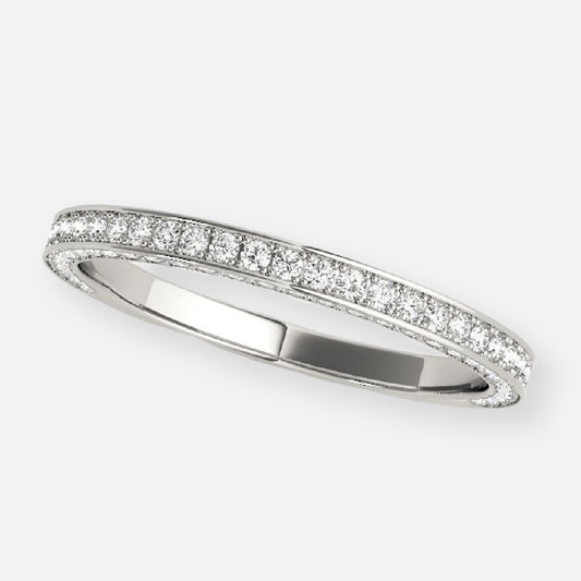 Valentina Moissanite Anniversary Band