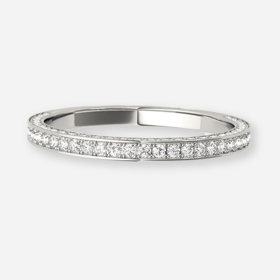 Valentina Moissanite Anniversary Band
