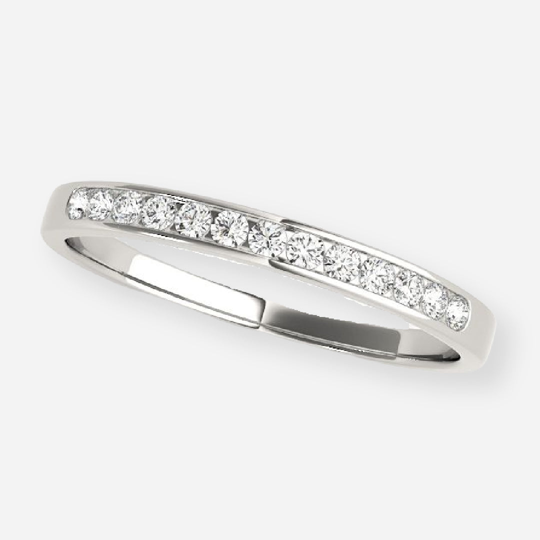 Breeze Moissanite Anniversary Band