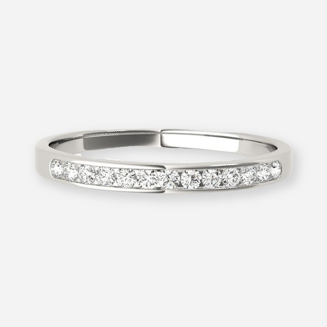 Breeze Moissanite Anniversary Band