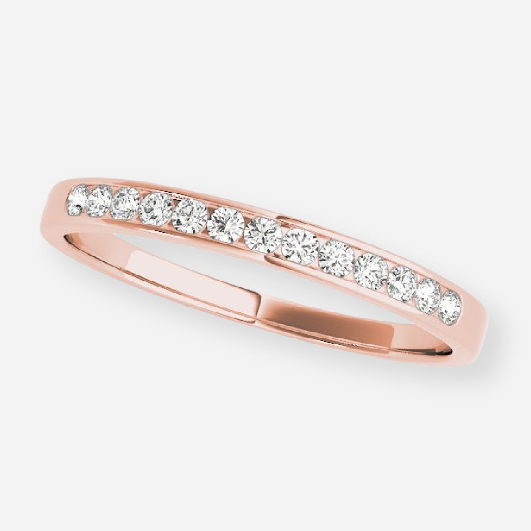 Breeze Moissanite Anniversary Band