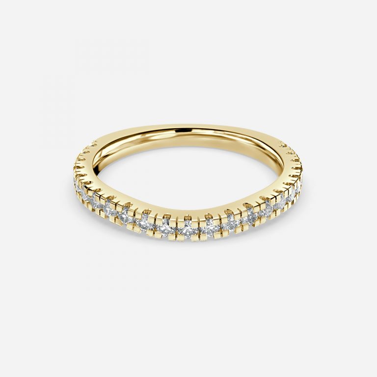 Marin Moissanite Anniversary Band