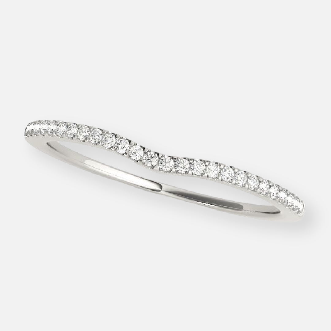 Kira Moissanite Anniversary Band