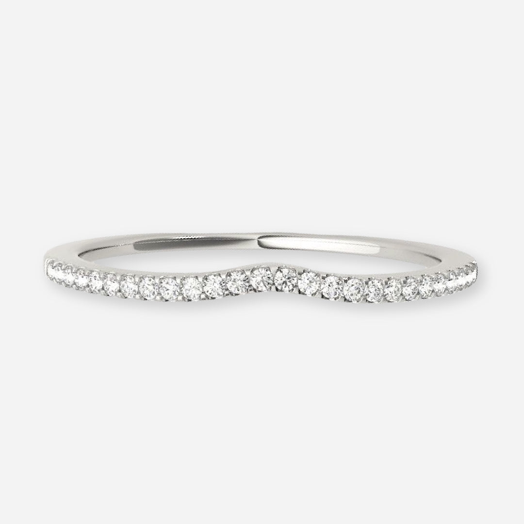 Kira Moissanite Anniversary Band
