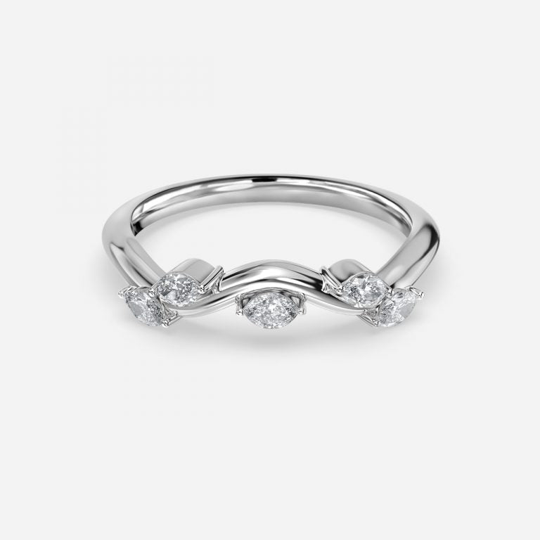 Nova Moissanite Stackable Ring