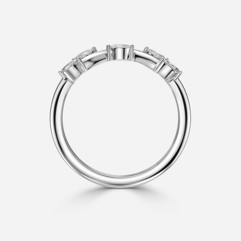 Nova Moissanite Stackable Ring