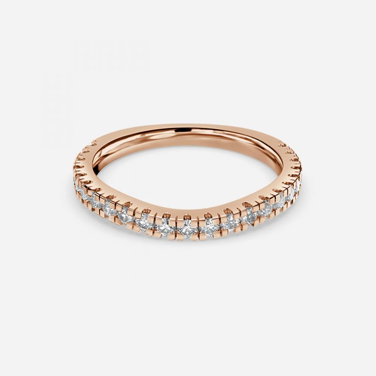 Marin Moissanite Anniversary Band
