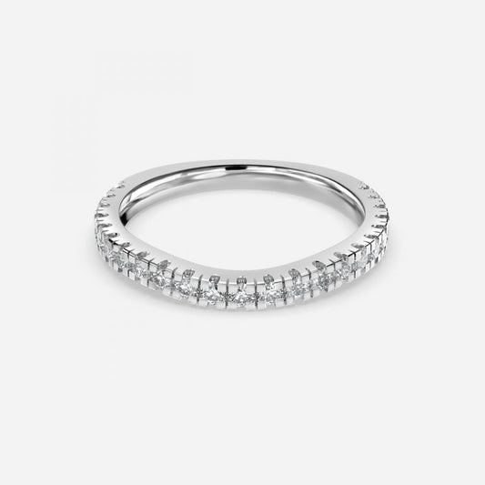 Marin Moissanite Anniversary Band