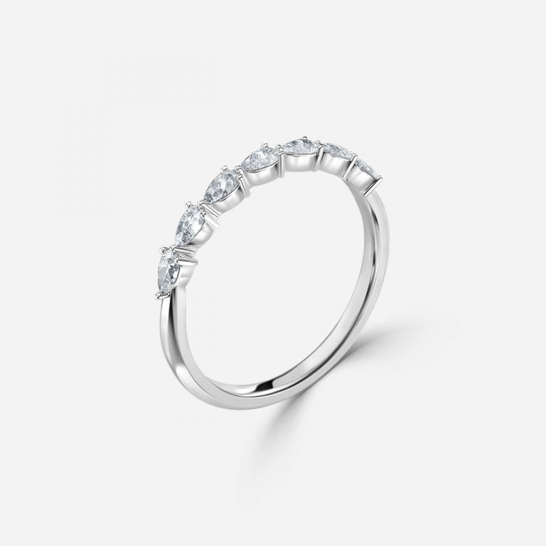 Frost Stackable Moissanite Ring
