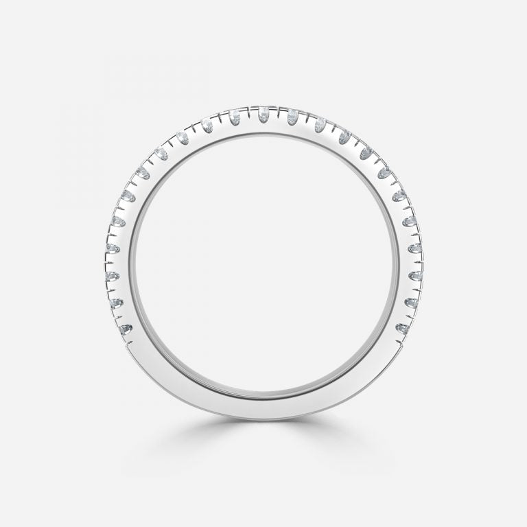Marin Moissanite Anniversary Band