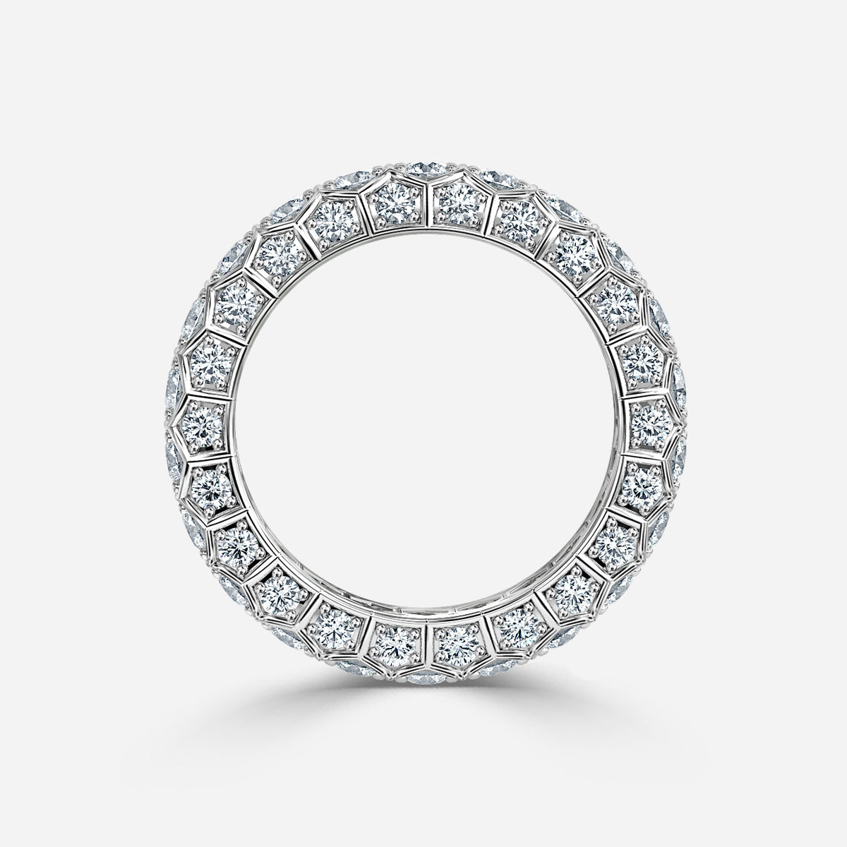 Fable Round Moissanite Eternity Ring
