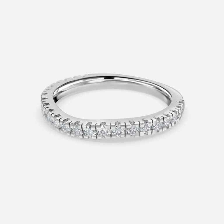 Marin Moissanite Anniversary Band