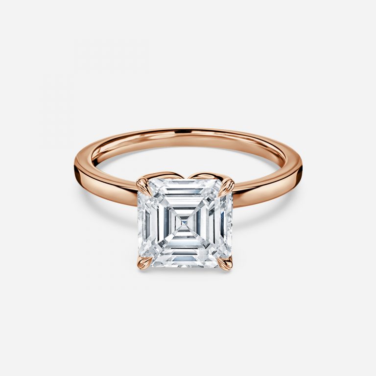 Samira Asscher Solitaire Moissanite Engagement Ring